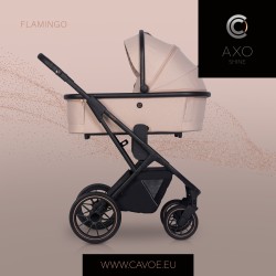 Gondola do wózka dziecięcego Cavoe Axo Shine Flamingo