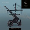 Gondola do wózka dziecięcego Cavoe Axo Shine Boho Green